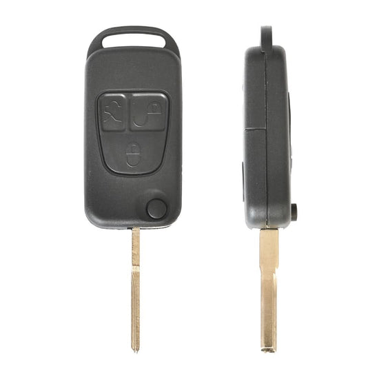 Carcasă Cheie Contact AKONEN 96371, 3 Butoane cu Cheie, Compatibilă cu Mercedes-Benz C, S, ML, SL