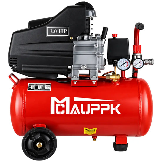 Compresor de aer 50 L, 2 CP (1.5 kW), 8 bar, cap cu ulei, pe roti