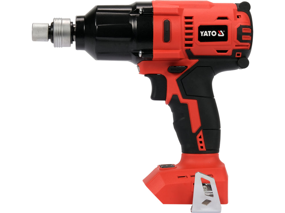 Pistol de impact Yato 18V, 700Nm, 1/2 inch, fara acumulator, motor puternic, pentru lucrari profesionale in metal si otel