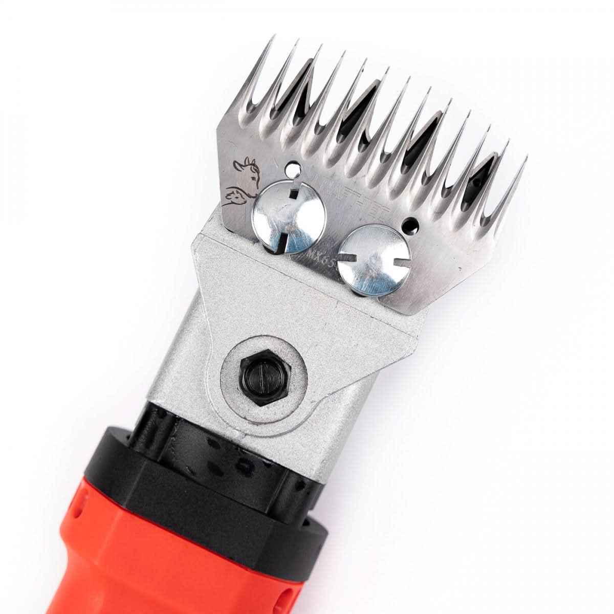 Masina electrica de tuns oi Lider MX937, 1100W, viteza reglabila 6 trepte, 13 dinti, rosie