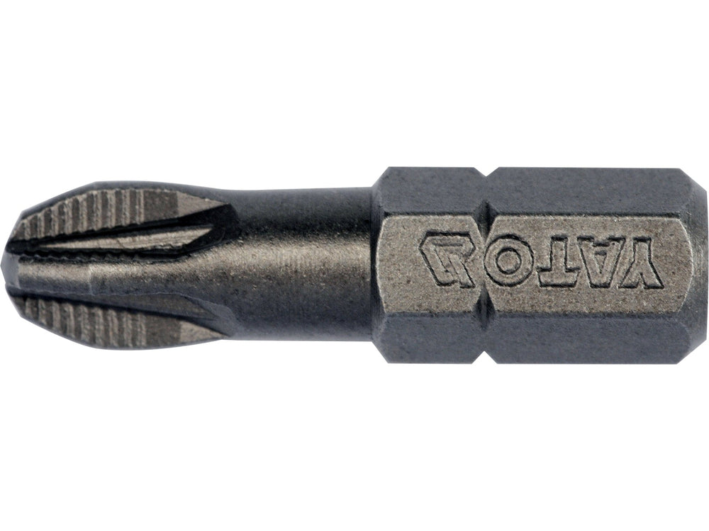 Set 10 biti PZ3 1/4" L25 mm, otel rezistent, compatibil surubelnite