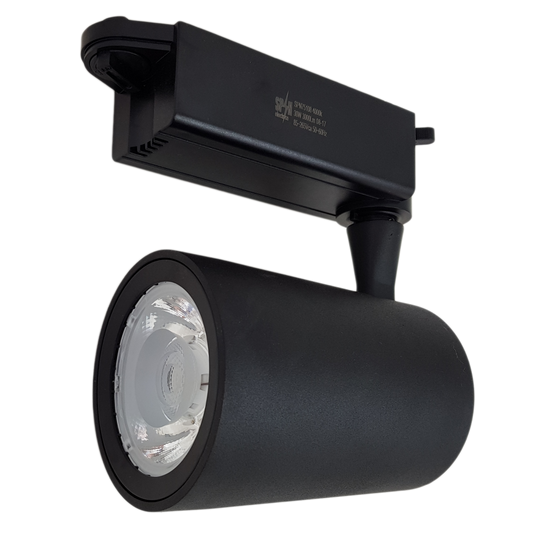 Spot Sina Negru, 18W, 1340 lm, Ø76x150x130 mm