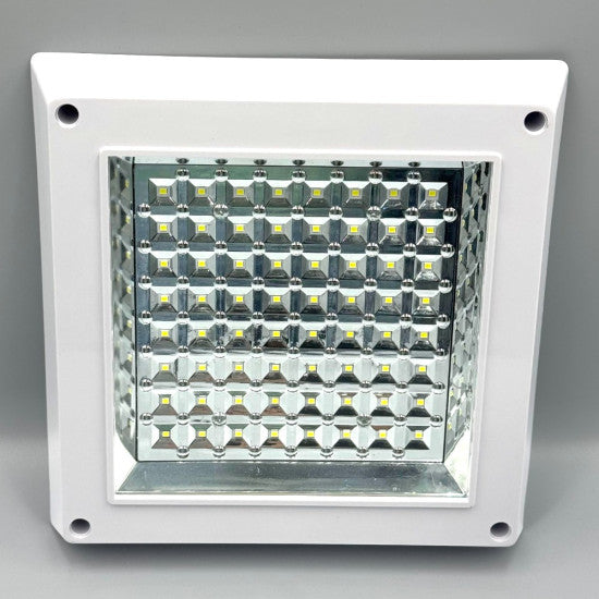 Plafoniera LED Patrata pentru Bucatarie, 12W, 230x230x35mm, 6500K