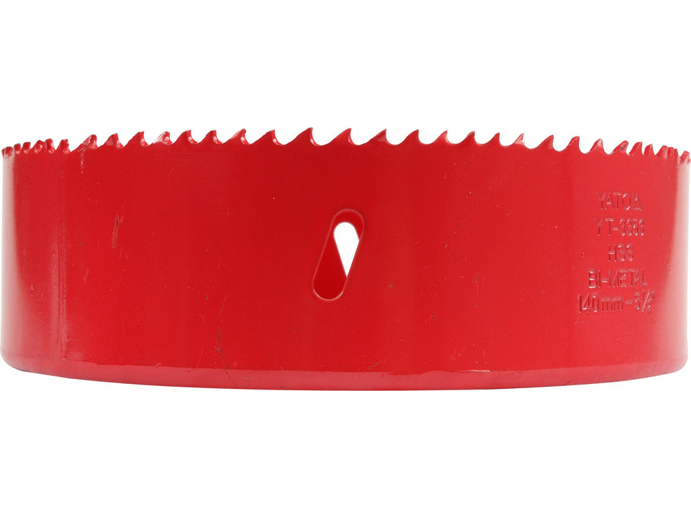 Carota bimetalica 140 mm, profesionala, pentru gaurire precisa in lemn, metal si zidarie