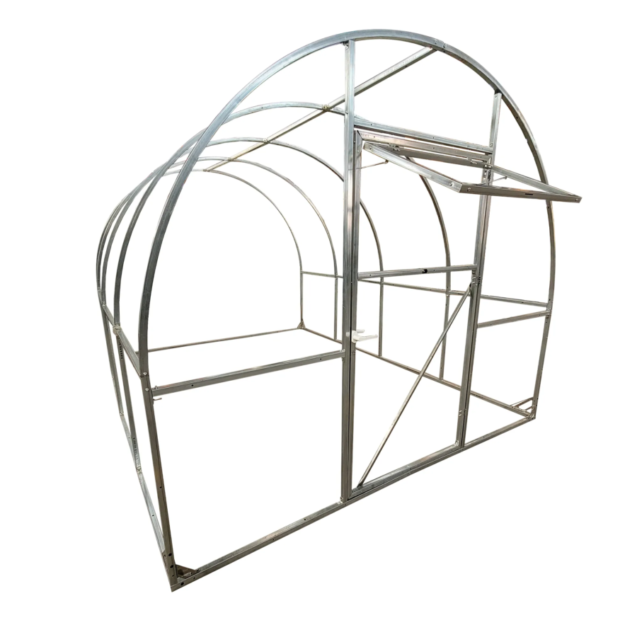 Seră Profesionala Policarbonat 4x3x2.5m, Sistem de Irigare Inclus, Oțel Zincat, Protecție UV