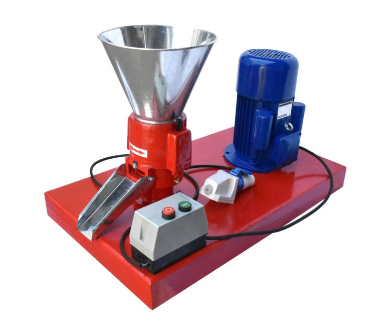 Granulator Furaje ZEP Eurogran 120 cu Motor 3 kW, 220V, Matrita 4 mm, Capacitate 100 kg/ora