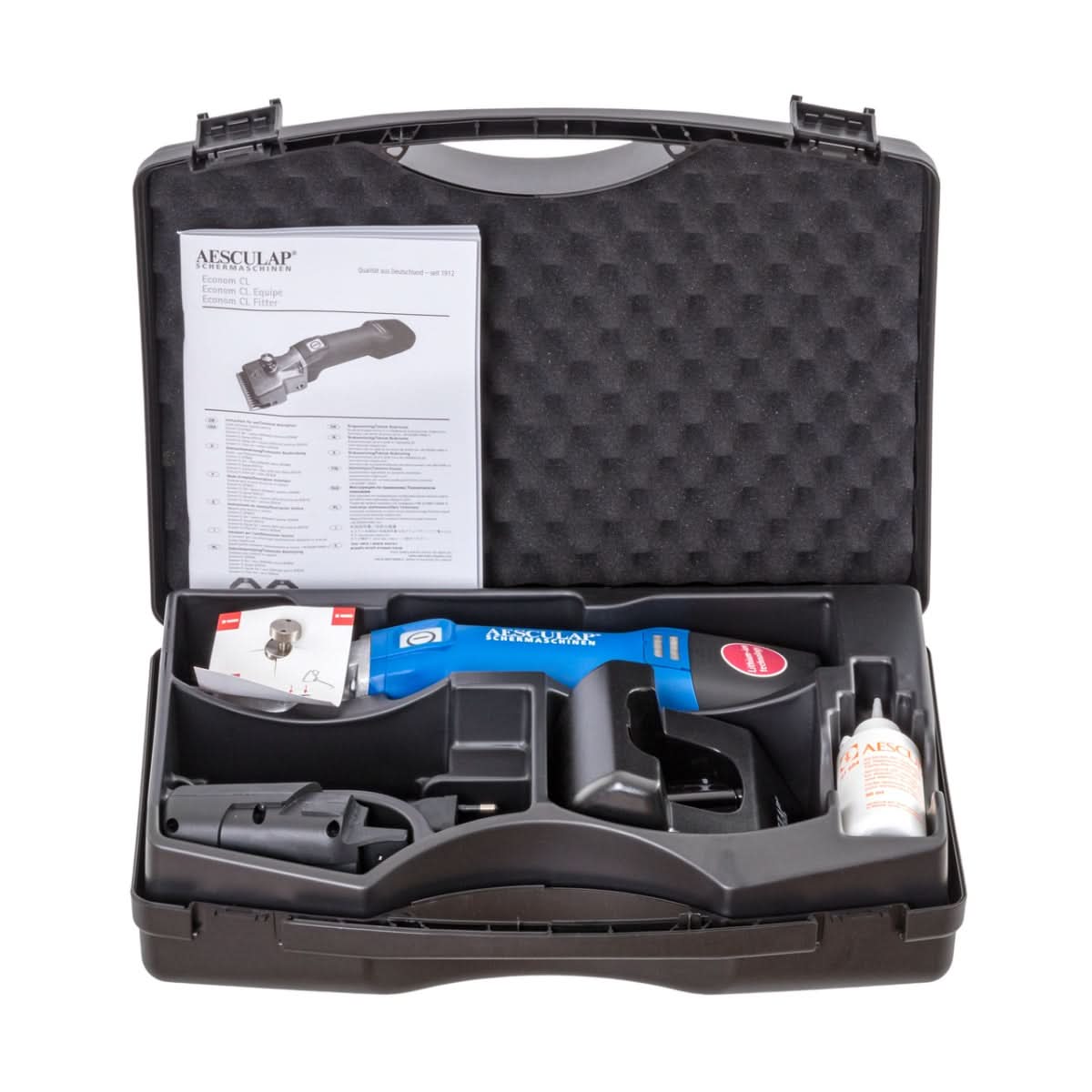 Masina tuns bovine acumulator 21.8V 21/23 cutite 2 acumulatori geanta Aesculap Econom NOVA CLA