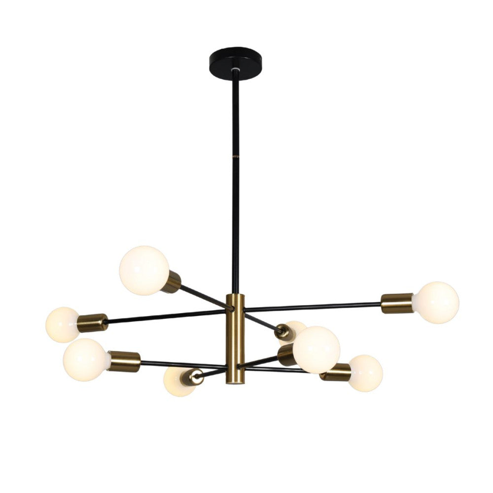 Lustra TAMIAS Auriu, 8xE27, max. 56W, 820x720 mm