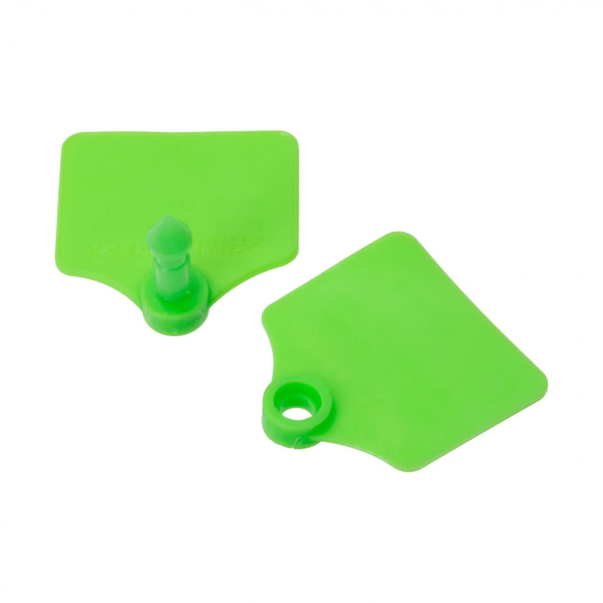 Set 25 perechi crotalii ovine Prima-Flex verde 4.4x4.6 cm plastic rezistent