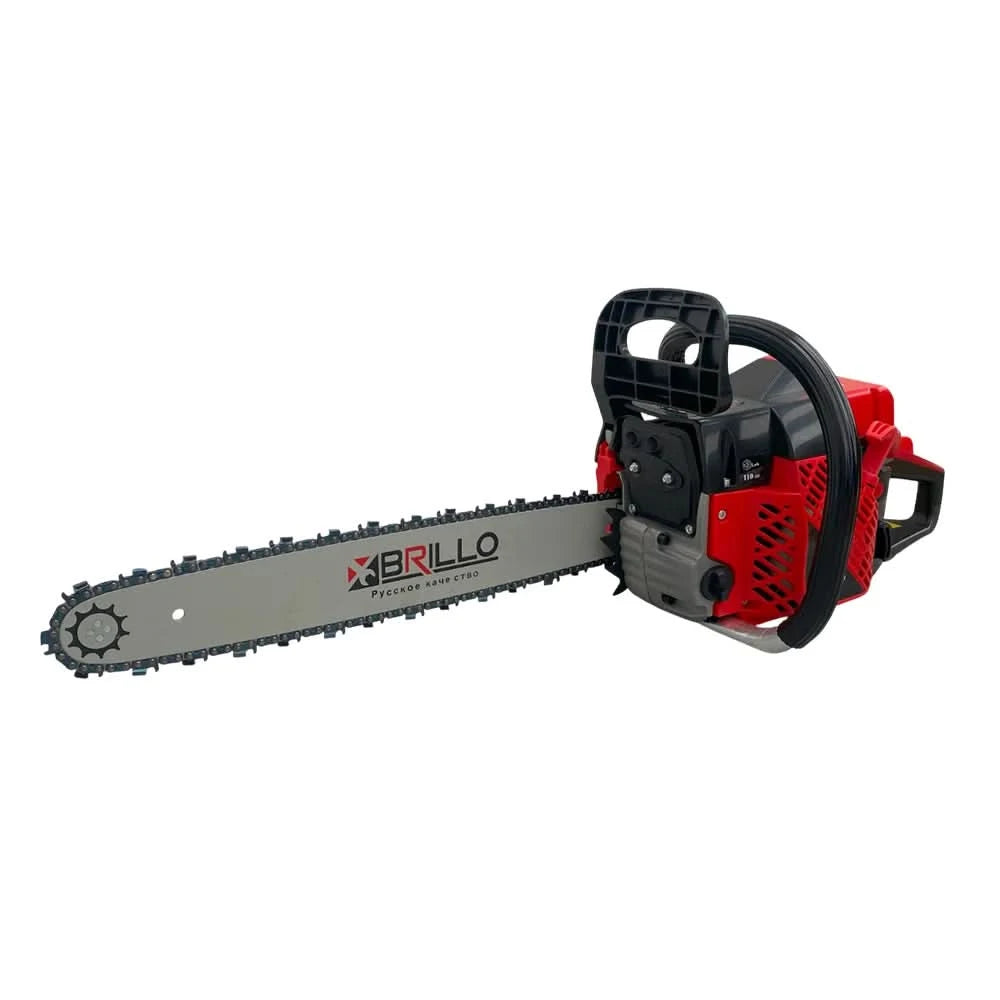 Drujba pe benzina Brillo BR-1552, 5CP, 52cc, lama 555mm, motor 2T, 10000 rpm
