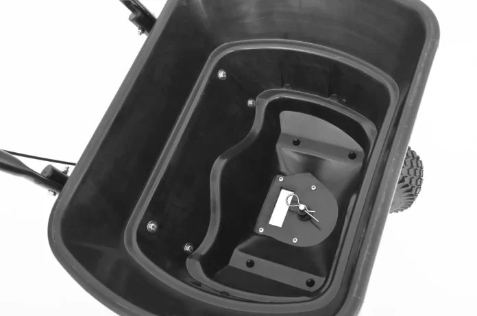 Masina de imprastiat sare si nisip ZEP MI-30, manuala, 30L, 36 kg, rază 4 m, roti pneumatice