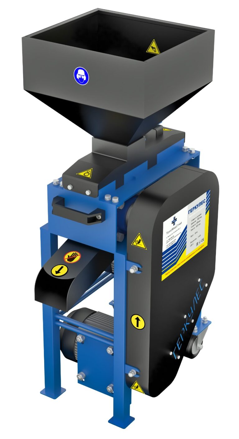 Aplatizor de cereale Hercule TMC 380V, compact, dublu motor, ideal pentru ferme mici