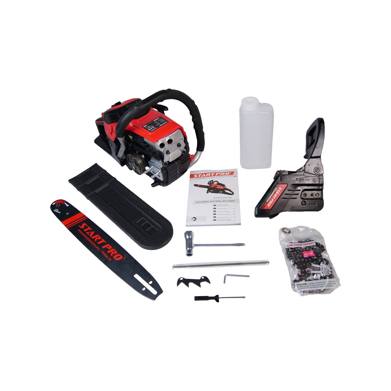 Motoferastrau benzina Profesional StartPro SCS-5005H, motor 2 timpi