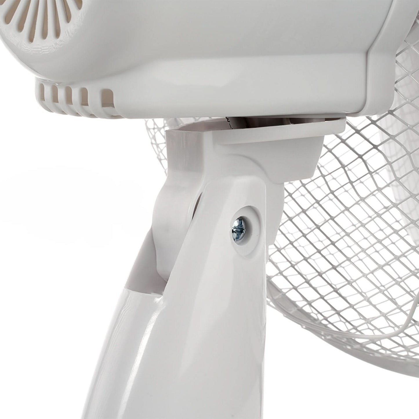 Ventilator de birou BOHM BLTF-1203, 40W, 12 inch, 3 viteze, protectie supraincalzire, alb