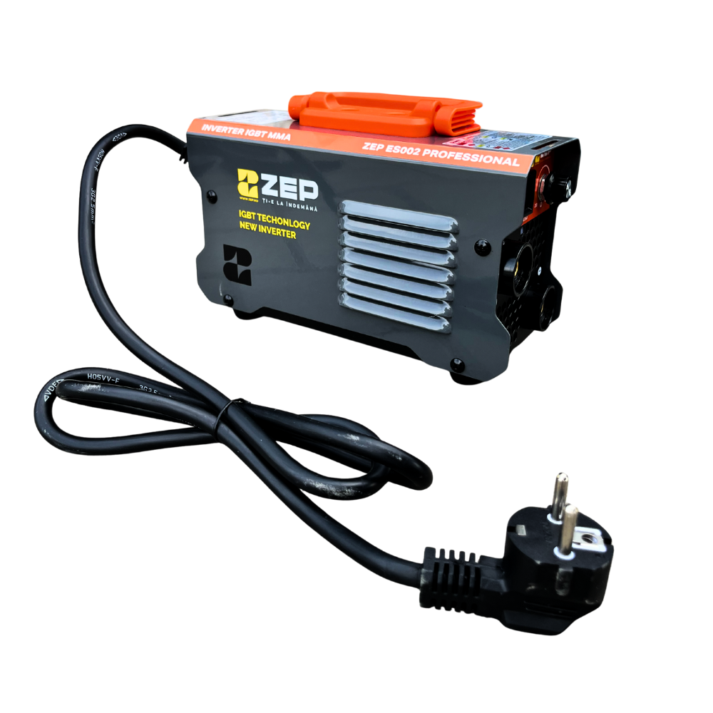 Aparat sudura ZEP ES002, 250A, Invertor MMA, electrod 1.6–5 mm, 12 KVA, conector 16-25