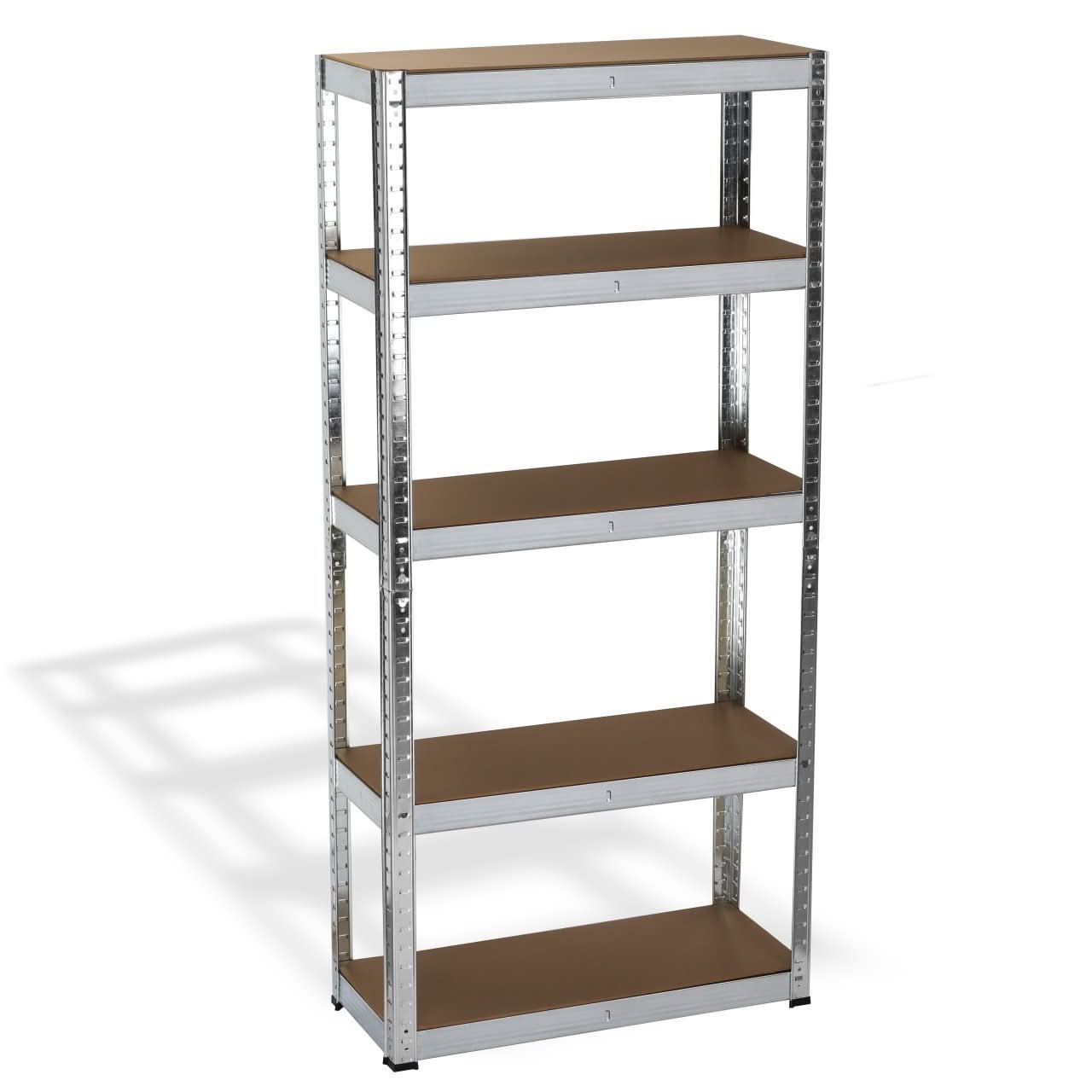 Raft depozitare galvanizat ZEP otel 70x30x150cm 5 nivele 175kg/nivel