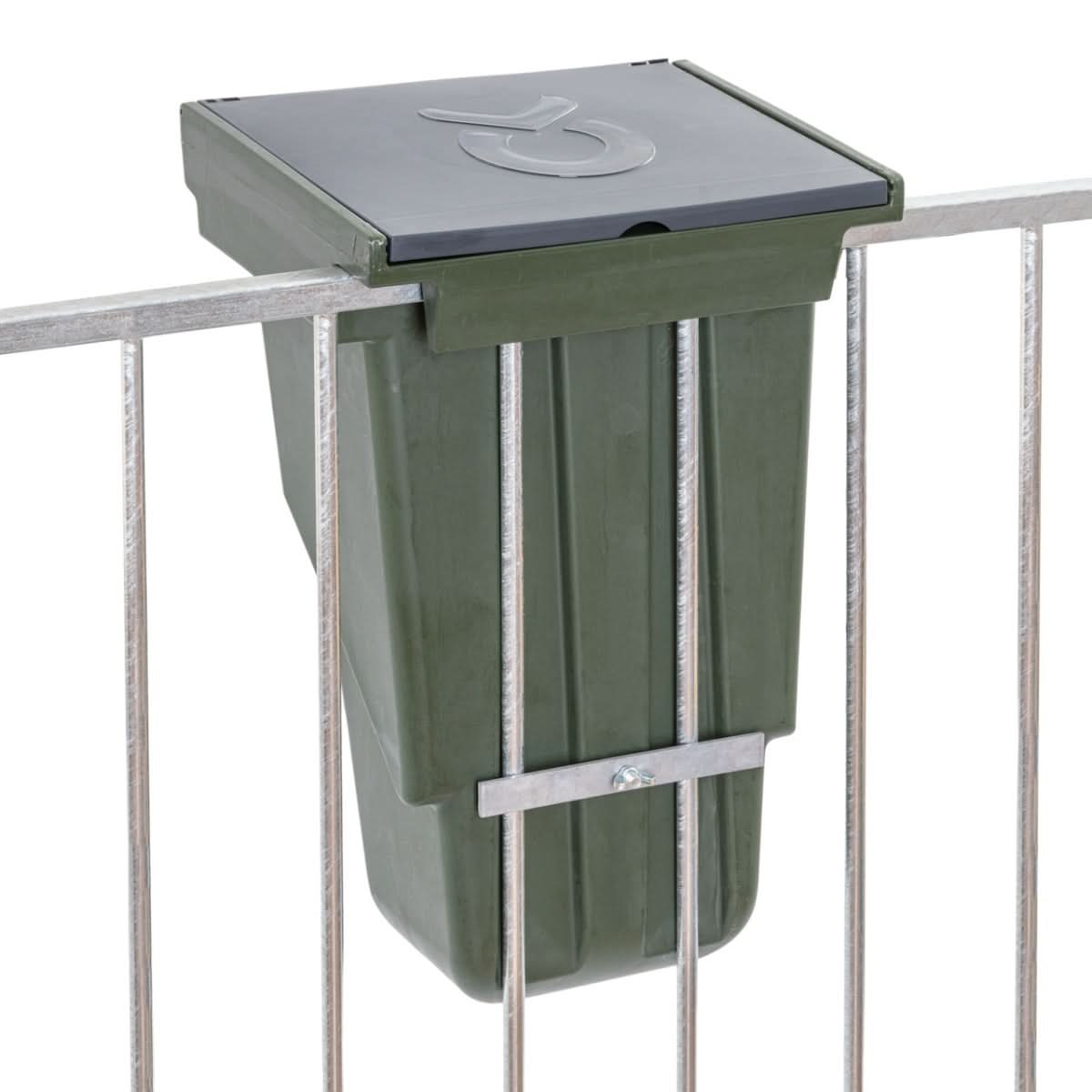 Hranitoare Combo pentru vitei 11,5 litri, cu suport pentru fan și hrana concentrata