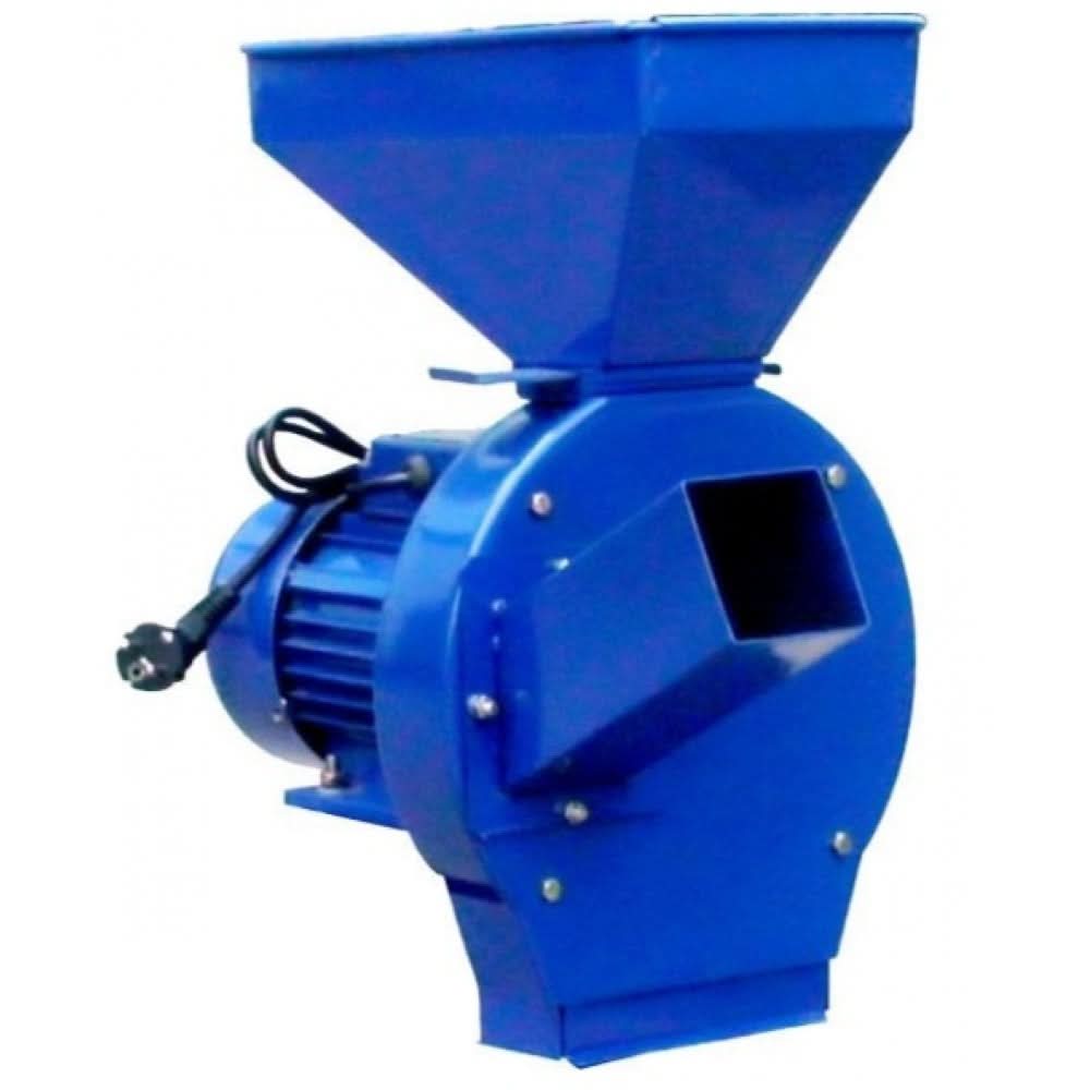 Moara electrica CRAFT-TEC MX426 cu cuva mare pentru furaje si cereale, 4 site, tocator lateral, ciocanele si cutite