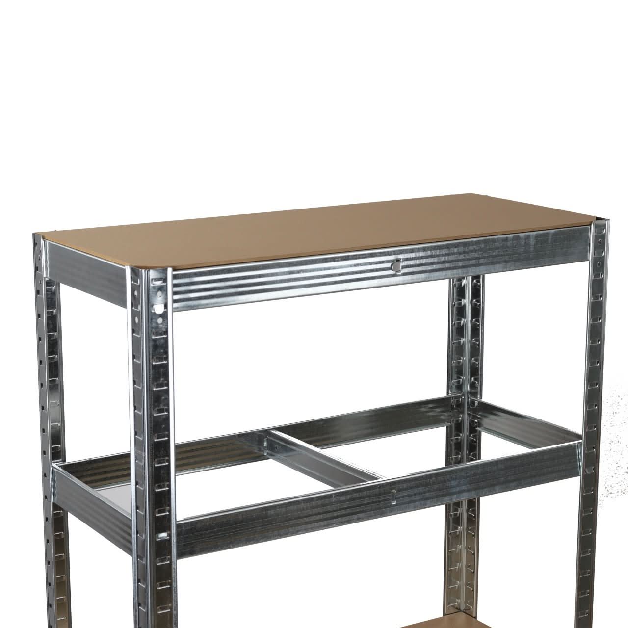 Raft depozitare galvanizat ZEP otel 90x45x180cm 5 nivele 175kg/nivel