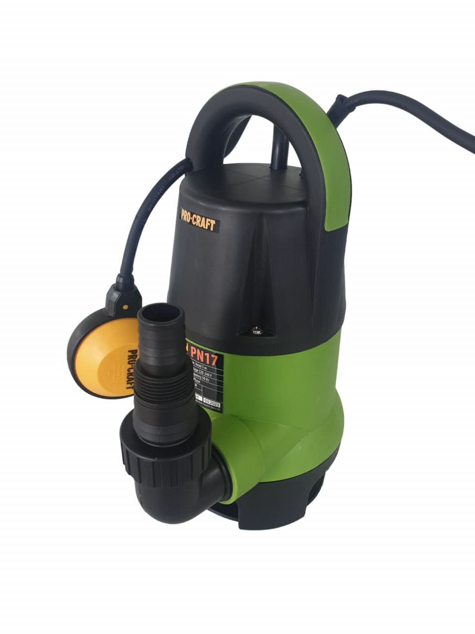 Pompa submersibilă apă murdară PROCRAFT PN17, 400W, 7500L/h