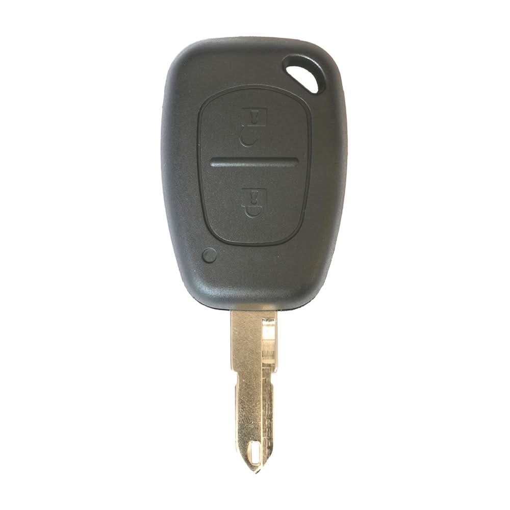 Carcasă Cheie Contact pentru Renault Clio, Kangoo, Master, Modus, Trafic, 2 Butoane, Fără Electronică