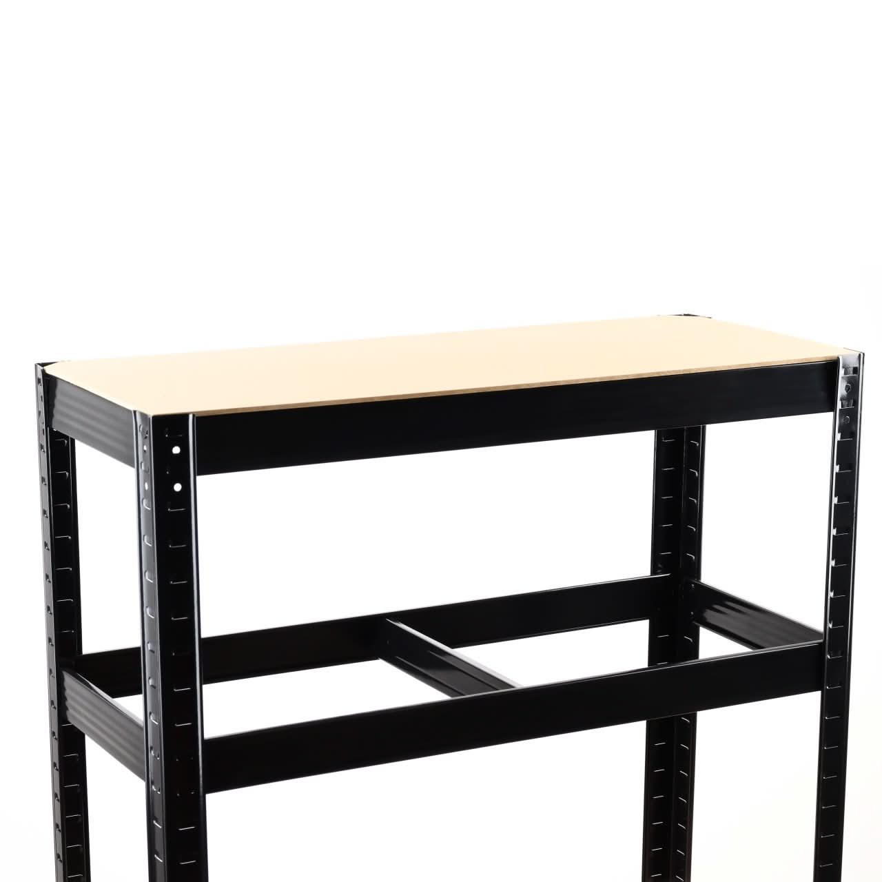 Raft depozitare negru ZEP otel 90x45x180cm 5 nivele 175kg/nivel