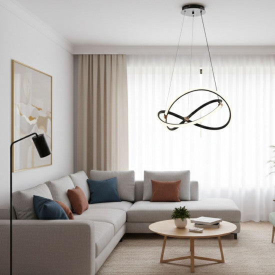 Lustra LED Tetis Ajustabila 82W, 4200lm, 3000K/4000K/6500K