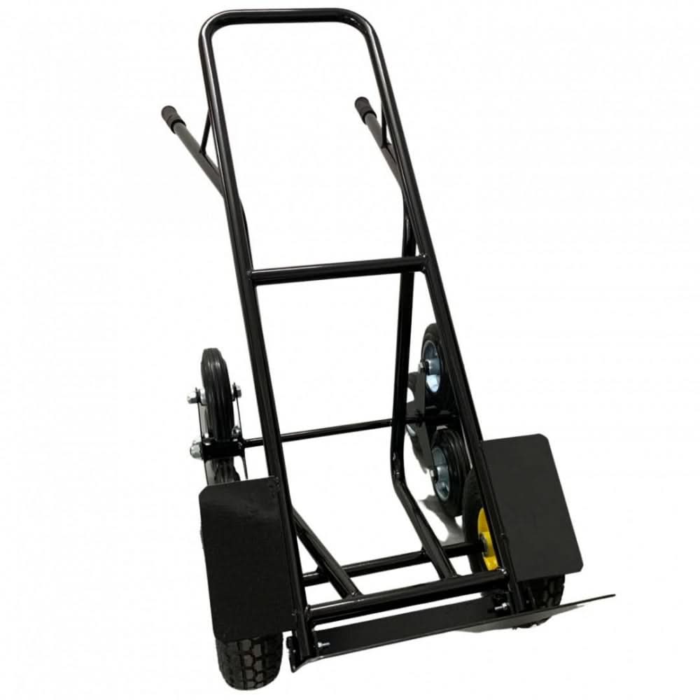 Carucior pliabil 2 in 1 VivaTechnix VMD-1057, transport 250 kg, otel vopsit, roti scari + roti cu camera