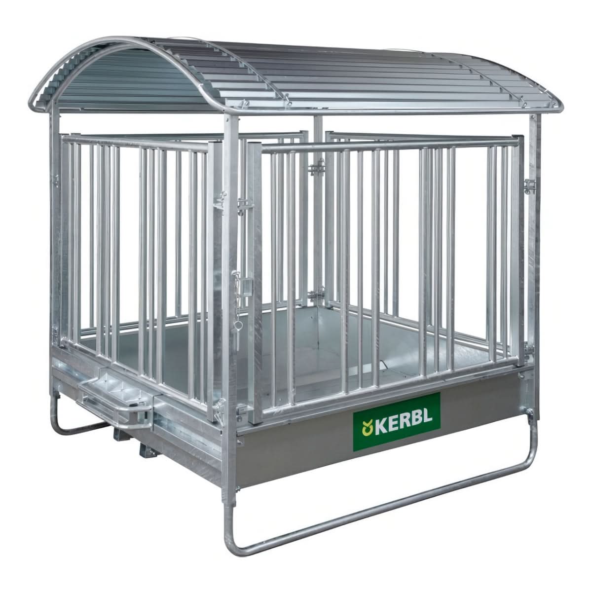 Iesle patrata pentru cai, cu acoperis si 12 locuri de hranire