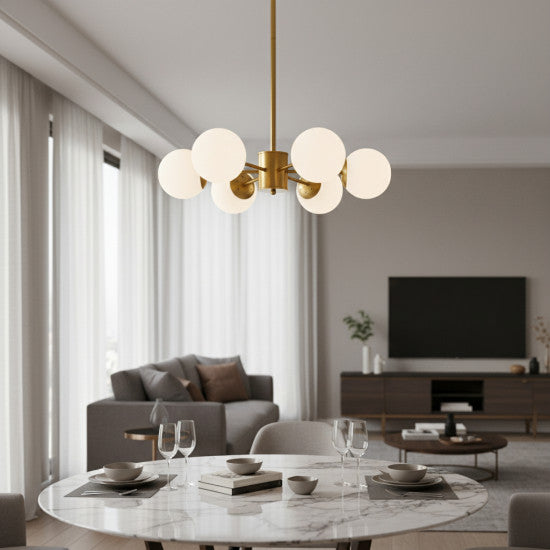 Lustra Cosmo Gold, 6xE27, 60W, 600x680mm