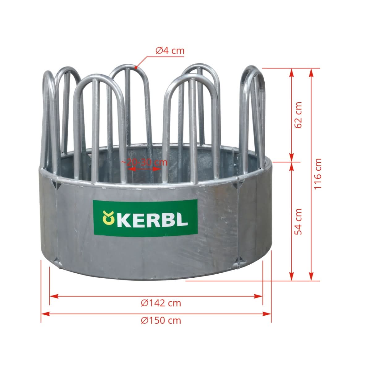 Iesle rotunda cu 8 locuri de hranire