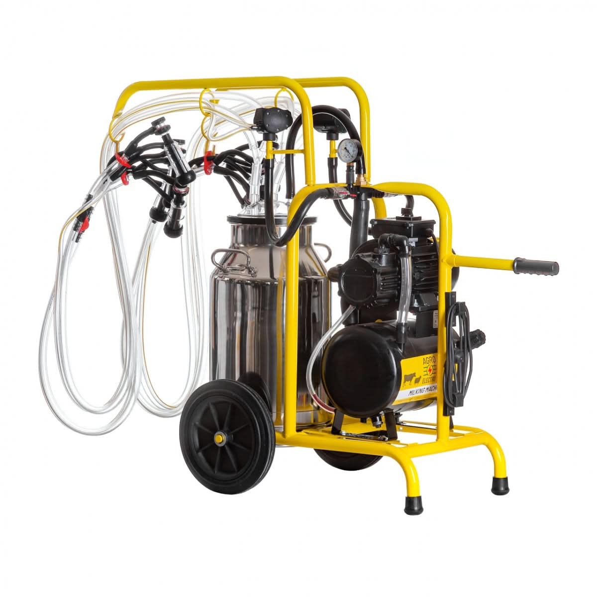 Aparat de muls oi, 4 posturi, 1 bidon inox 40 litri