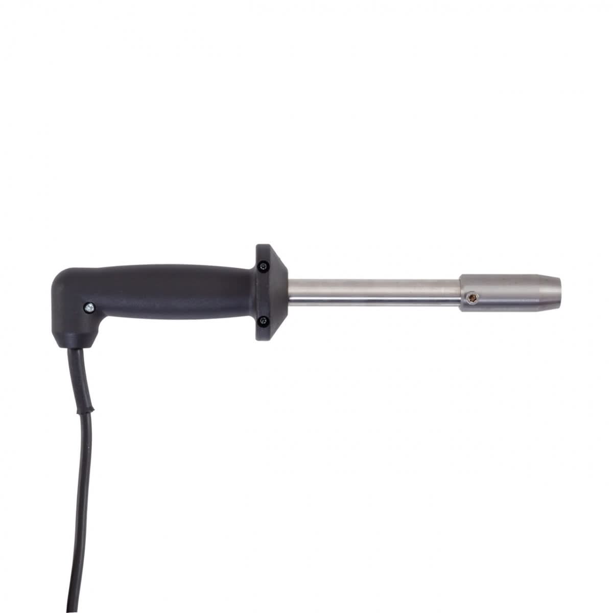 Ecornator electric 230 V, cap de 18 mm, pentru arderea/îndepărtarea coarnelor la viței, mieii sau iezilor