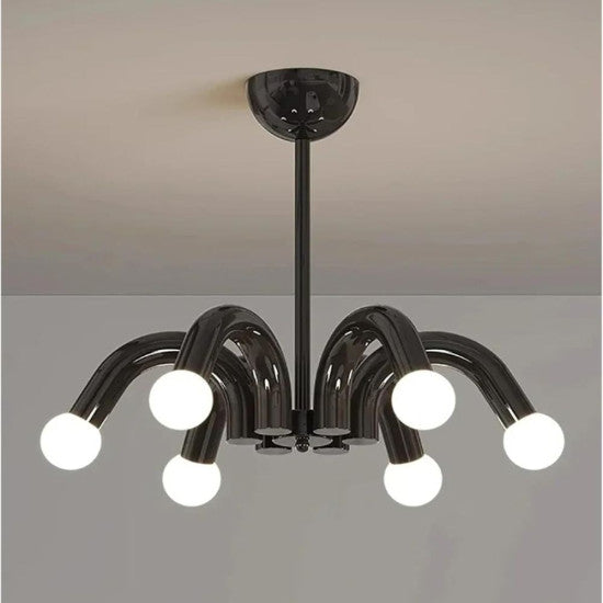 Lustra Hester Negru, 6xE27, 42W, 540x650mm