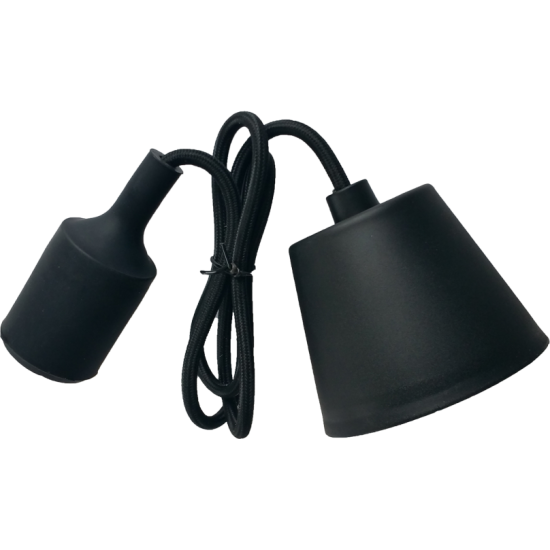 Lampa Suspendata Viola Neagra E27, Max. 60W, 230V