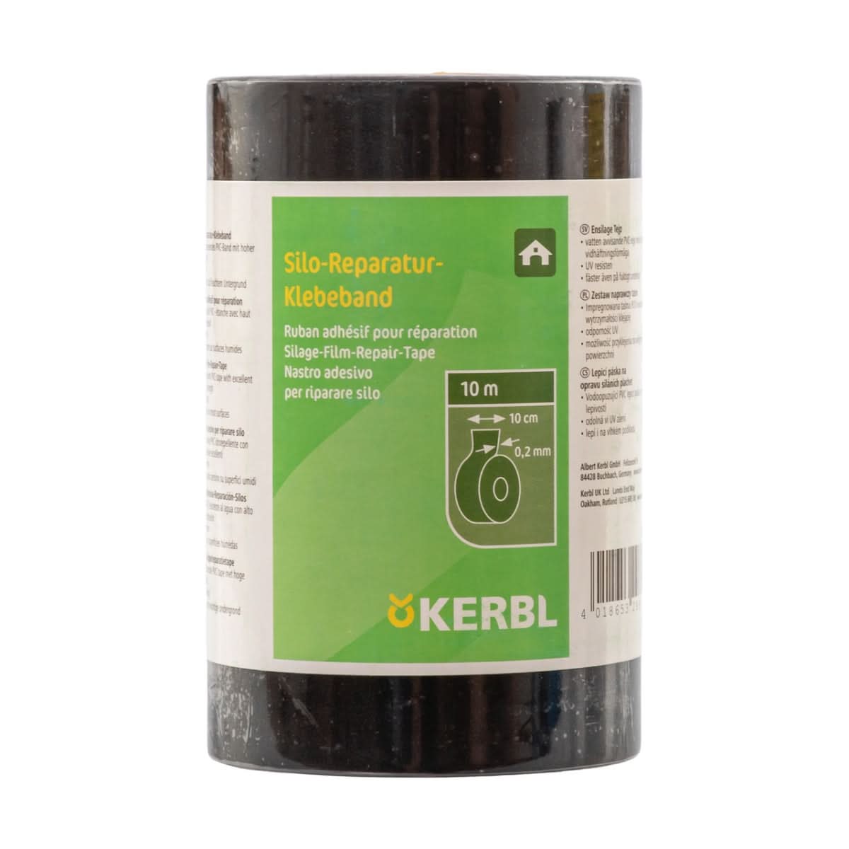 Banda adeziva reparat siloz 10 m latime 10 cm culoare negru