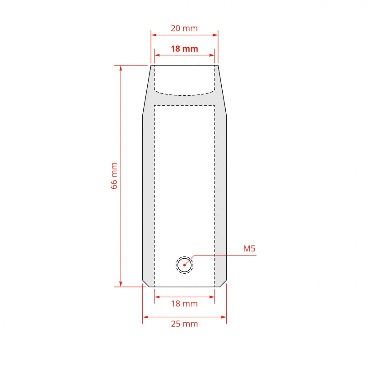 Cap de rezerva ecornator electric, 18 mm, pentru viței