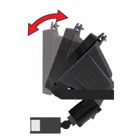 Reflector LED cu senzor de miscare, incarcare solara – 4W, IP44