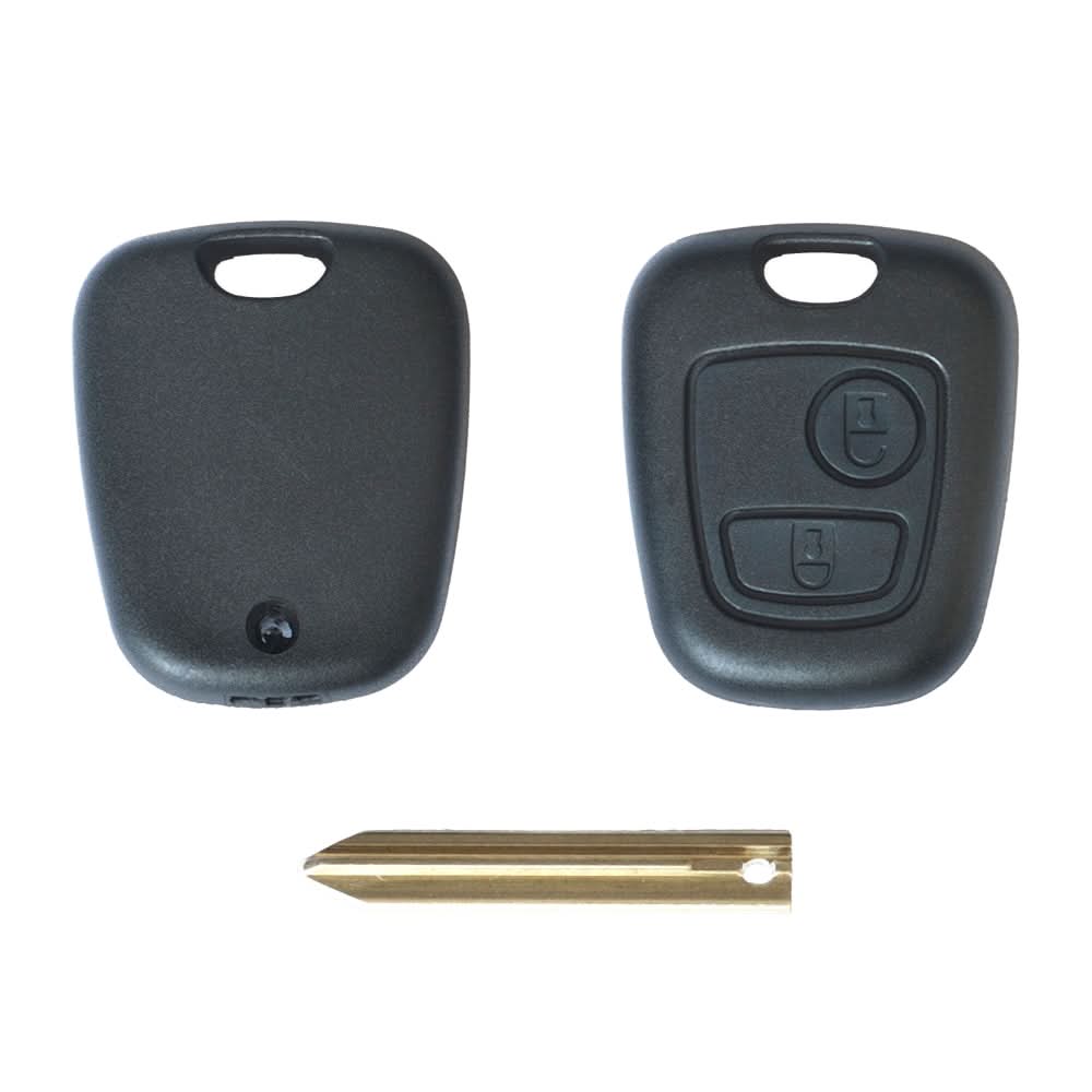 Carcasă Cheie Contact AKONEN 96367, 2 Butoane, cu Cheie, pentru Citroën Berlingo, Saxo, Xsara Picasso