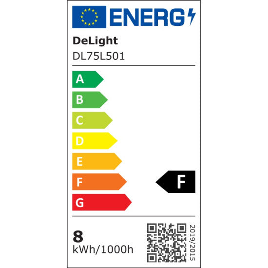 Lustra LED Ara Alba, 8W, 750lm, 220x1500mm