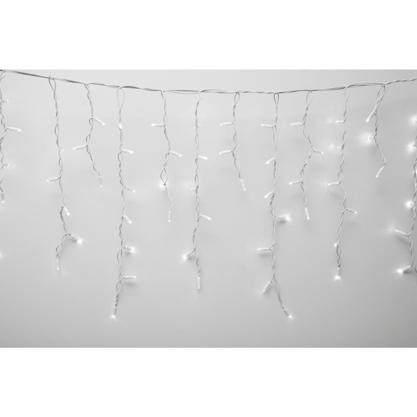 Ghirlanda luminoasa exterior 200 LED alb cald, cablu alb, 230V, KSFW200WW