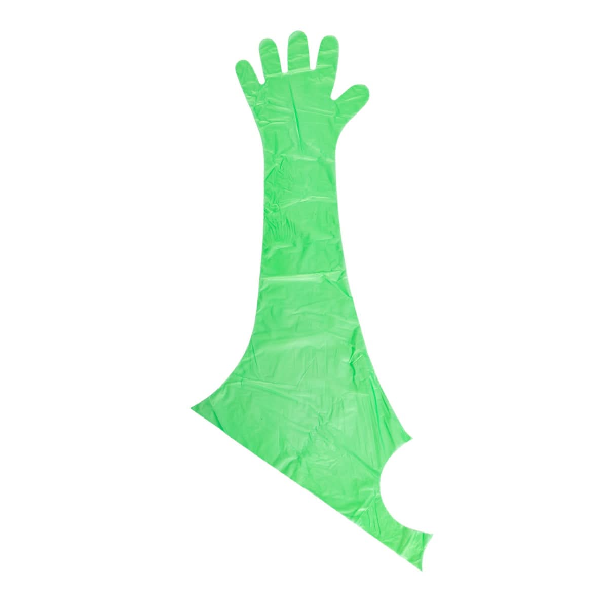 Manusi veterinare lungi, unică folosință, 90 cm, protecție umăr, 50 buc.