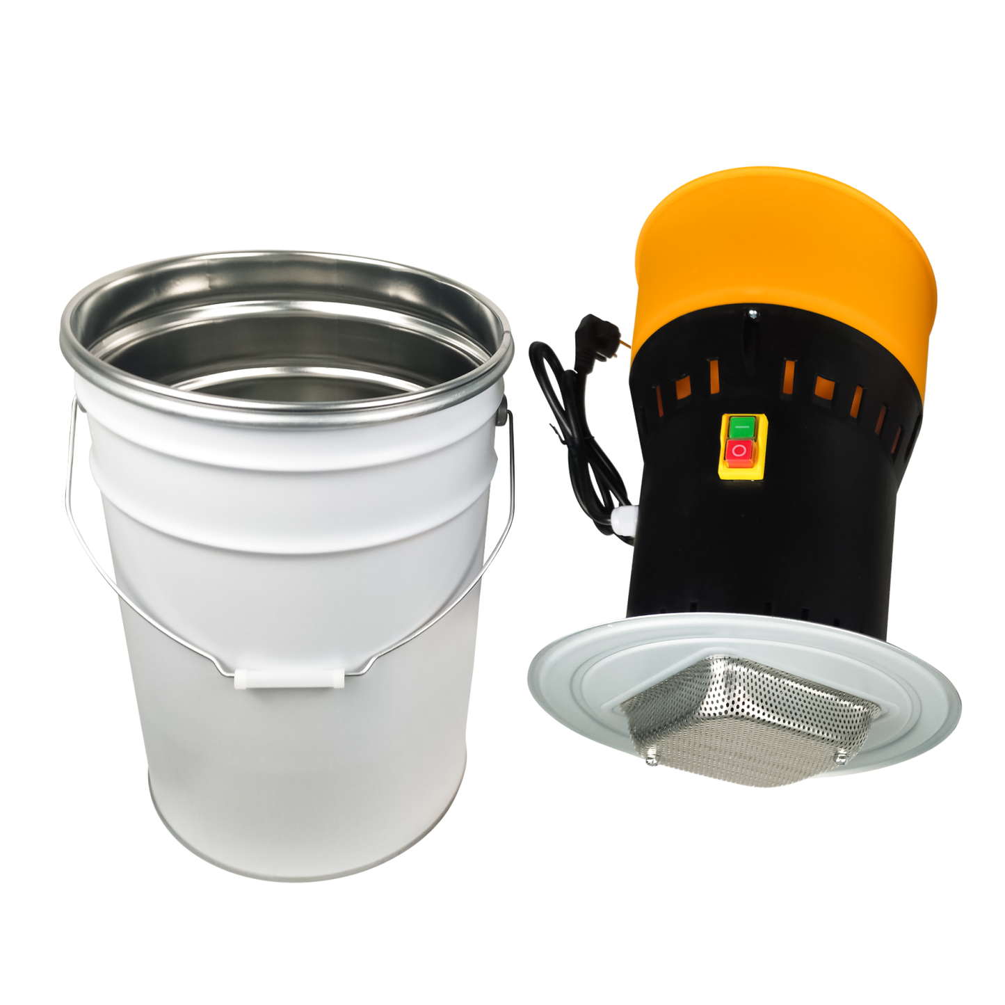 Moara cu galeata pentru furaje Holz Mill-25L ECO, 1 kW, 19000rpm, 220V, Tehno Ms #80501