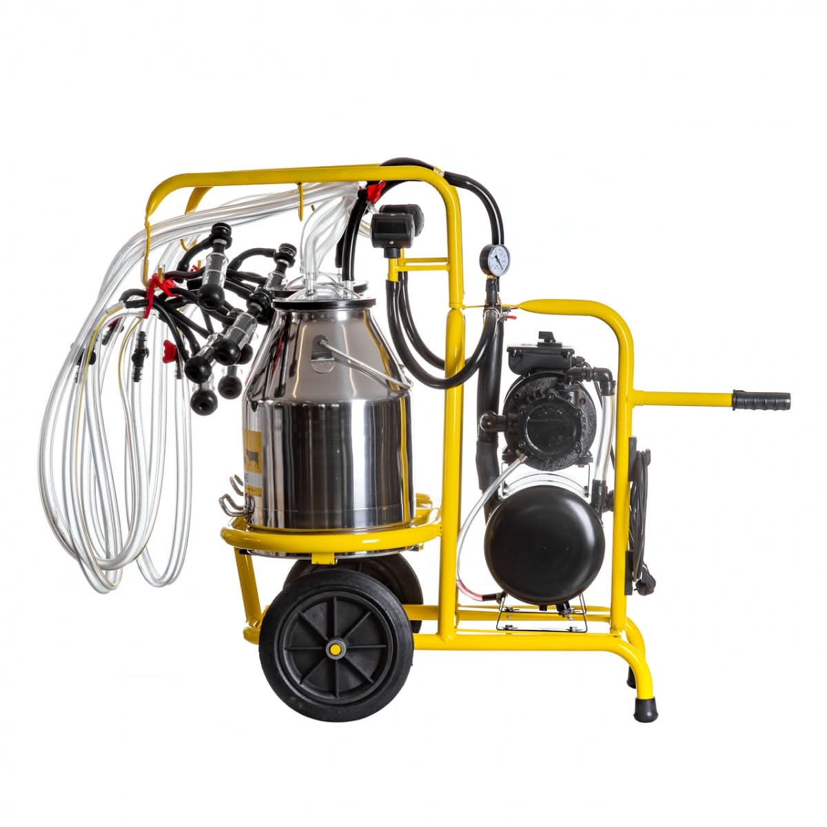 Aparat de muls oi, 4 posturi, 2 bidoane inox 30 litri