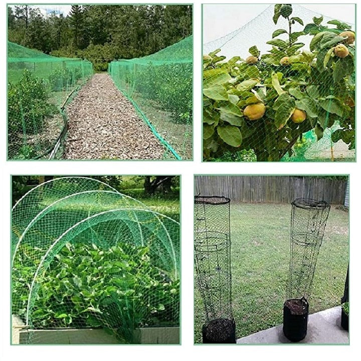 Plasa protectie plante anti-pasari 2x10m, rezistenta UV, usoara si durabila
