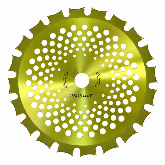 Disc motocoasa Widia 2S, 40 dinti, 255 x 25.4 mm, doua taisuri