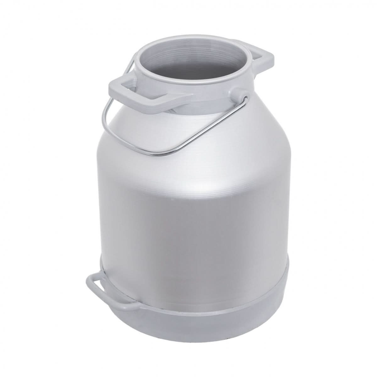 Bidon aluminiu 30 litri pentru aparate de muls - mâner galvanizat, fără capac