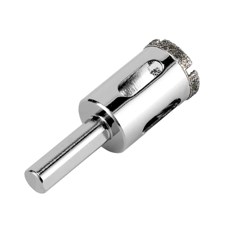 Carota diamantata 22x67 mm cu coada triunghiulara MTX pentru sticla si faianta, acoperire galvanizata