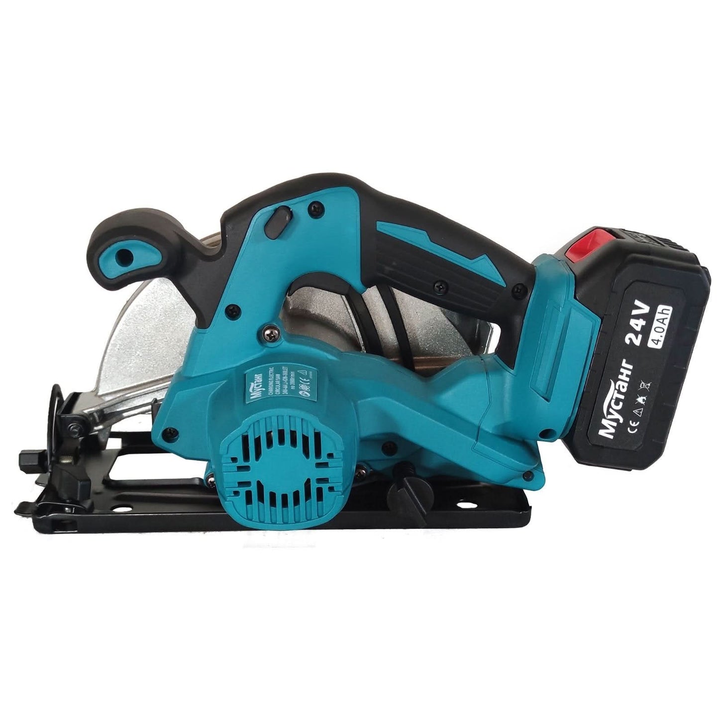 Fierastrau circular acumulator 24V 2x baterii 4Ah , 11000RPM unghi reglabil DDT-MUSTANG