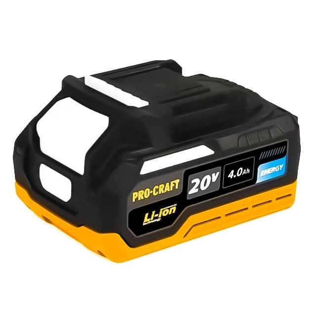 Acumulator Procraft 20/4B, 20V, 4Ah, Li-Ion, 1.2 kg